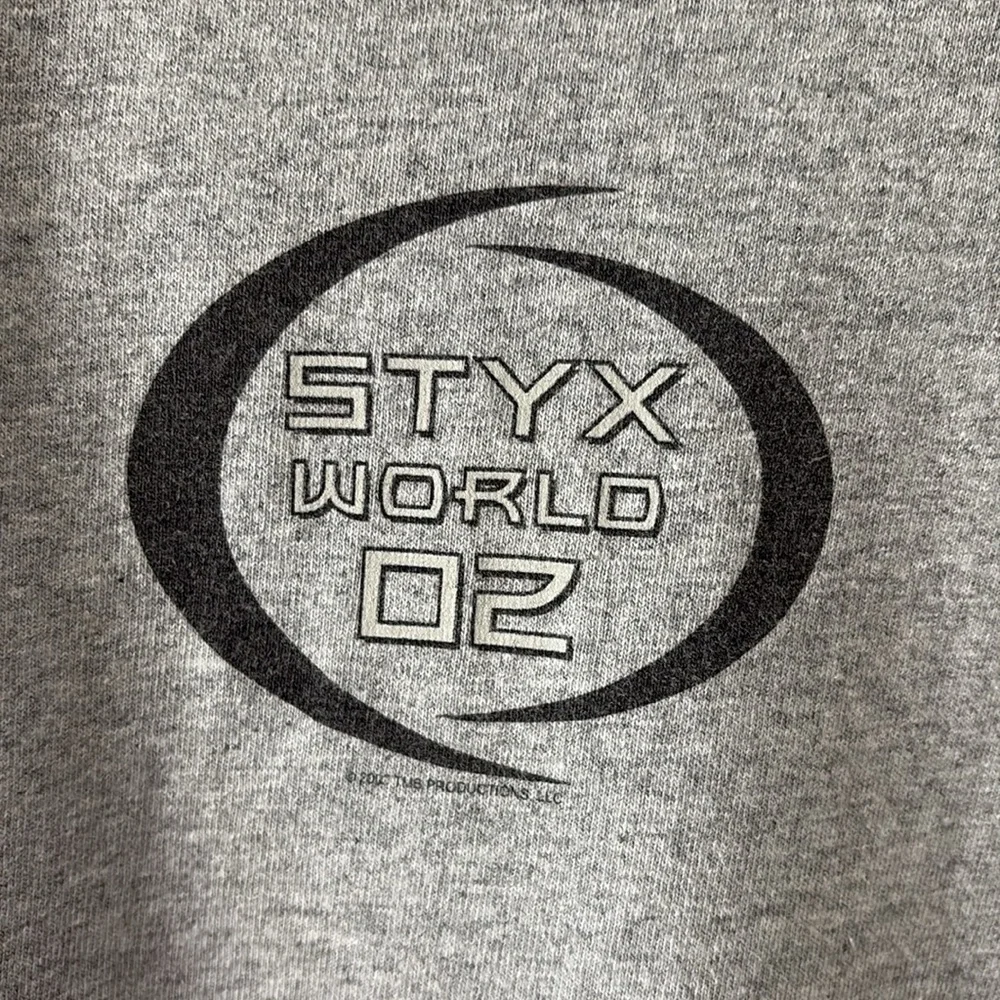 2002 Styx World Raglan Tee - Picture 4 of 5